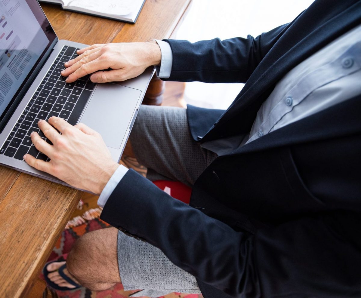 man at laptop