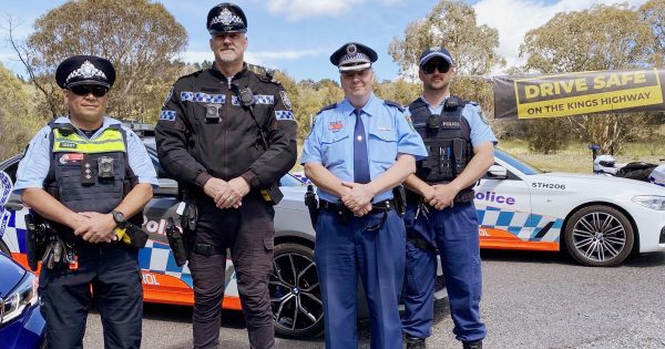 'Zero road toll along the Kings': NSW and ACT police unite to prevent serious injury and death this summer