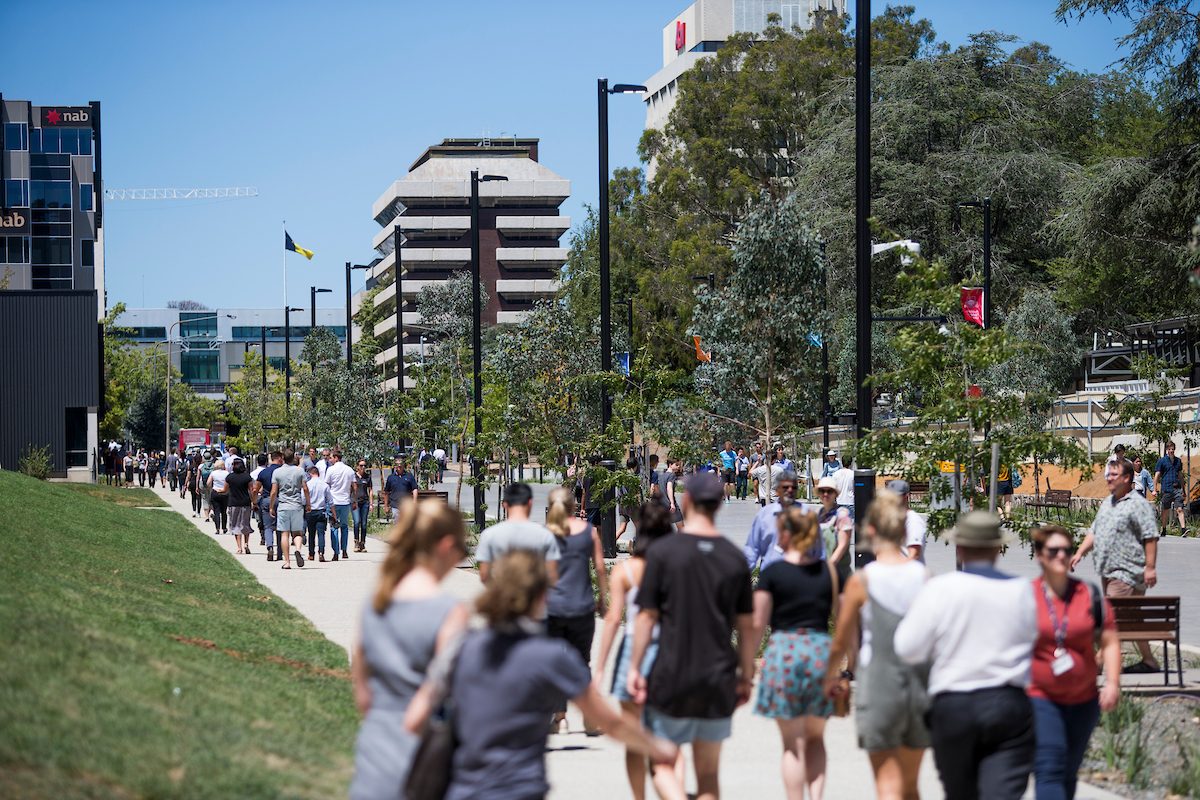 uni students at ANU