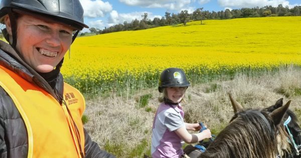 Gunning girl rides 600km trek of her life ... at age 7
