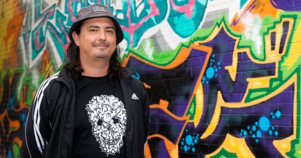 Meet the Canberra street artist who's turned his hobby into a lifestyle