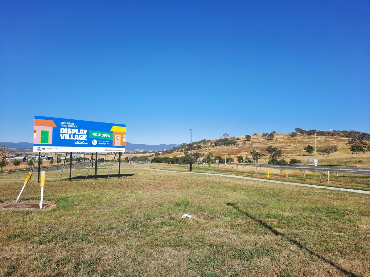 Billboard on Coppins Crossing Road