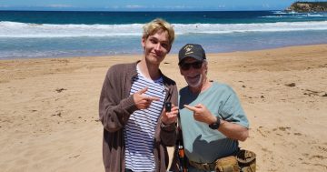 Odd jobs: Bevan the metal detectorist hunts for lost treasure on the South Coast's beaches