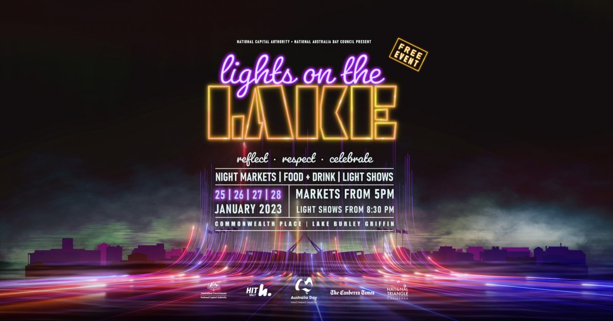 Lights on the Lake 2023 event poster
