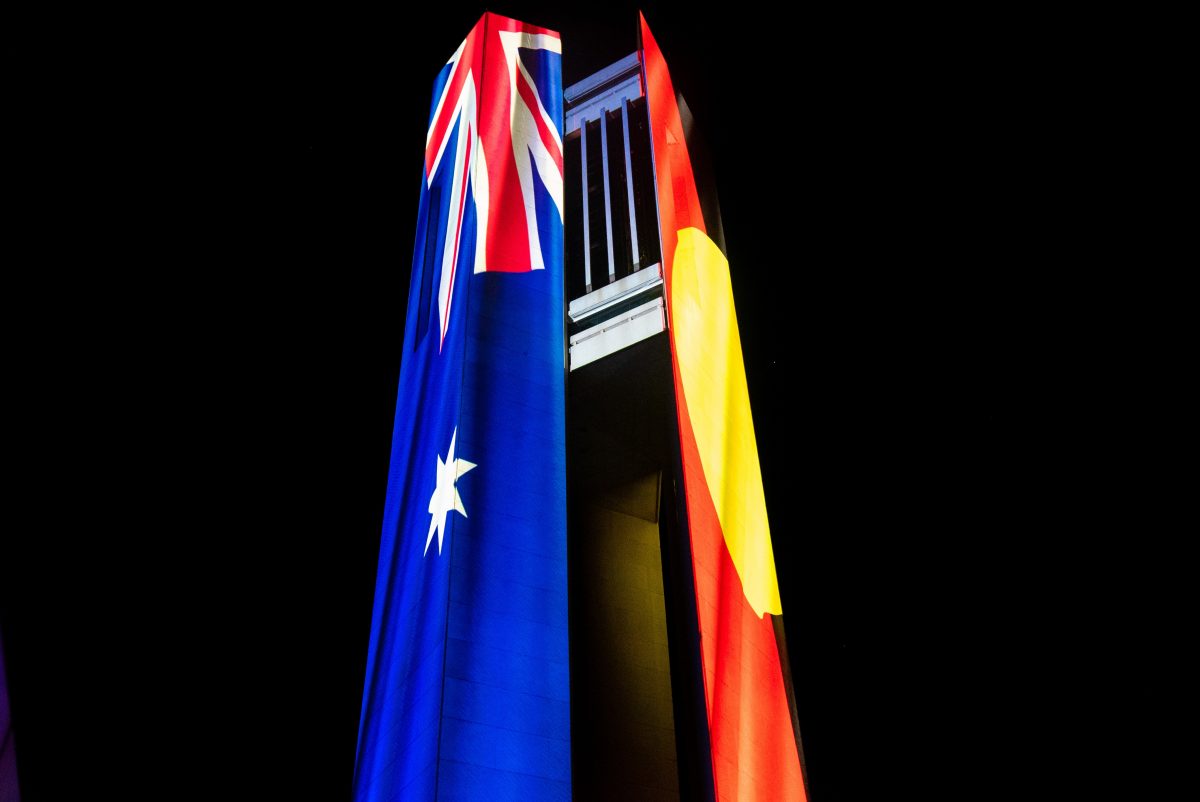 Australia Day Projections at the Carillion
