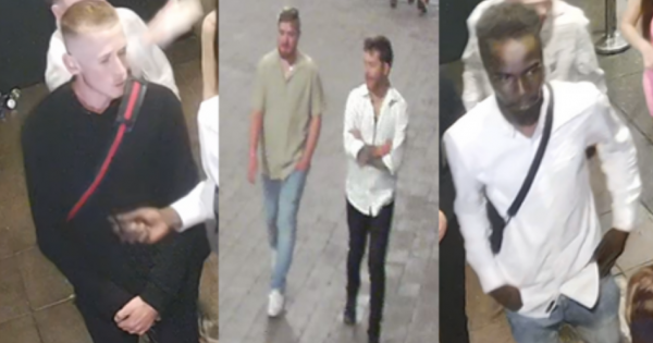 Do you know these men? Pictures released as part of alleged assault investigation