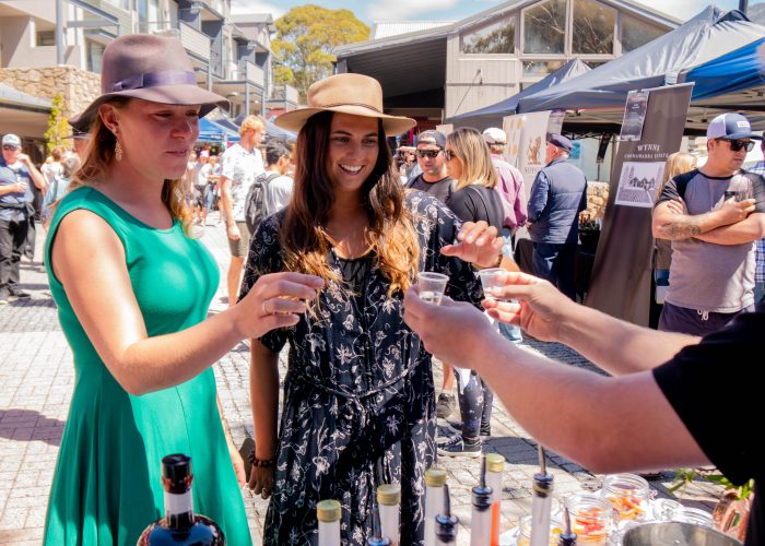 market stall taste test