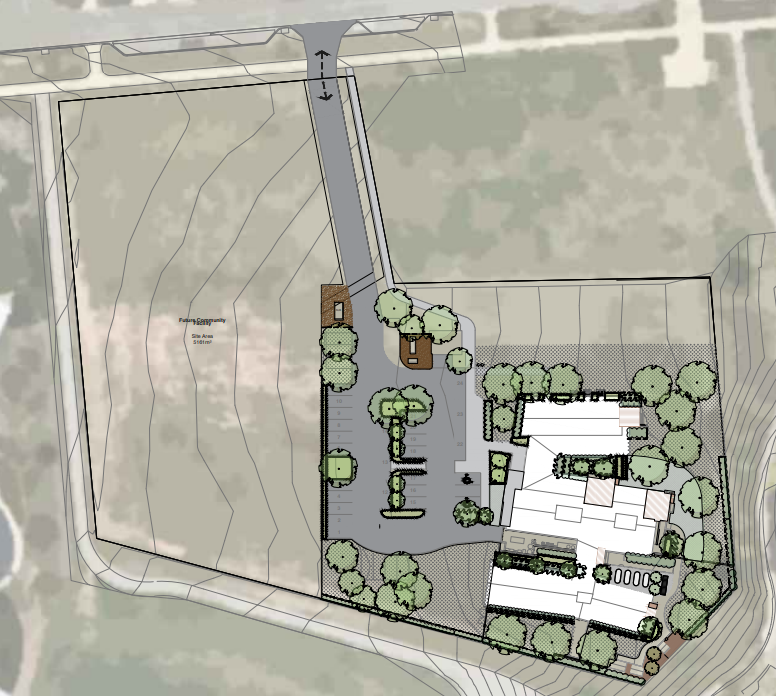 Drawing of new facility