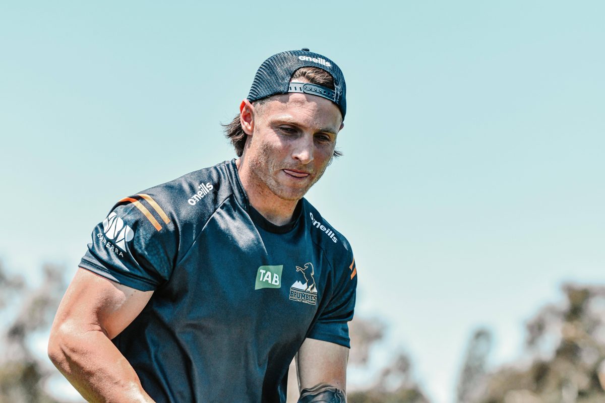 Corey Toole has been nursing a shoulder problem in the pre-season, but hopefully he will be ready to play in the Brumbies opening trial against the NSW Waratahs in Griffith. Photo: Brumbies.