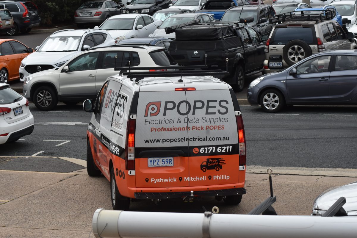 Popes Electrical Van