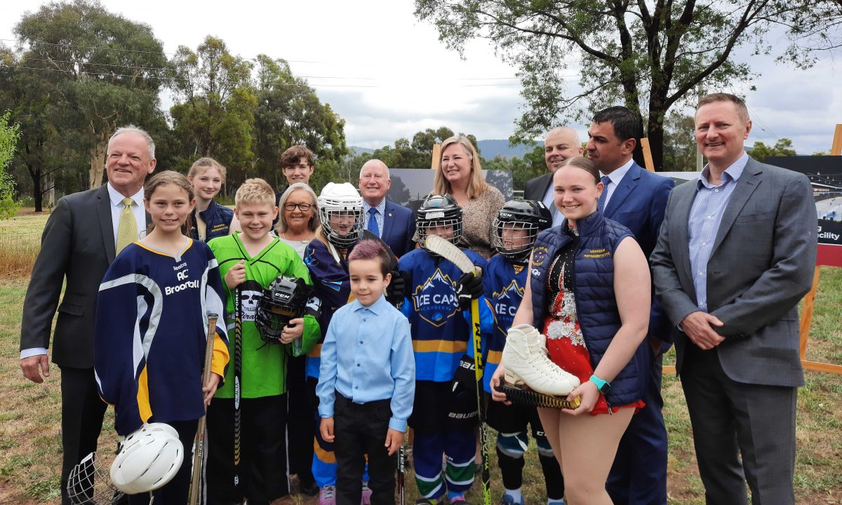 Canberra Arena ice sports facility announcement