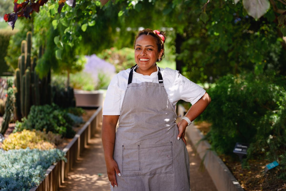 Astrid Law-Kwang at the National Arboretum Canberra