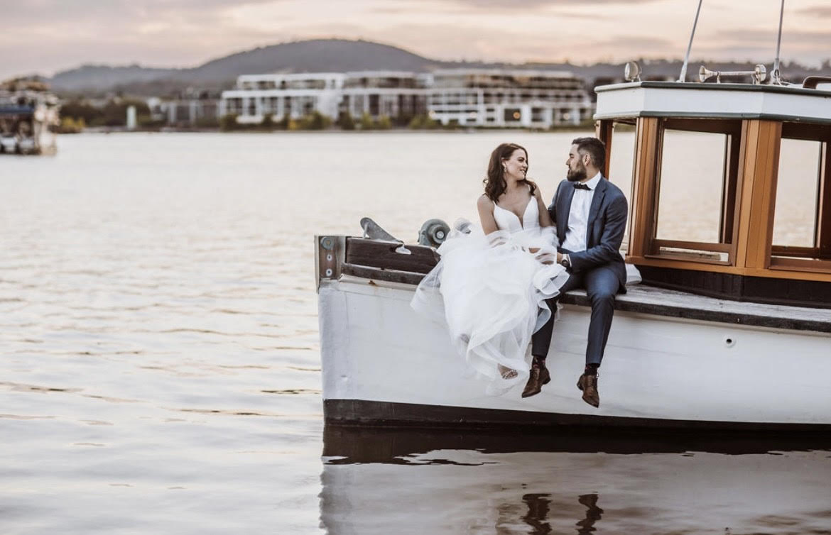 Couple on boat