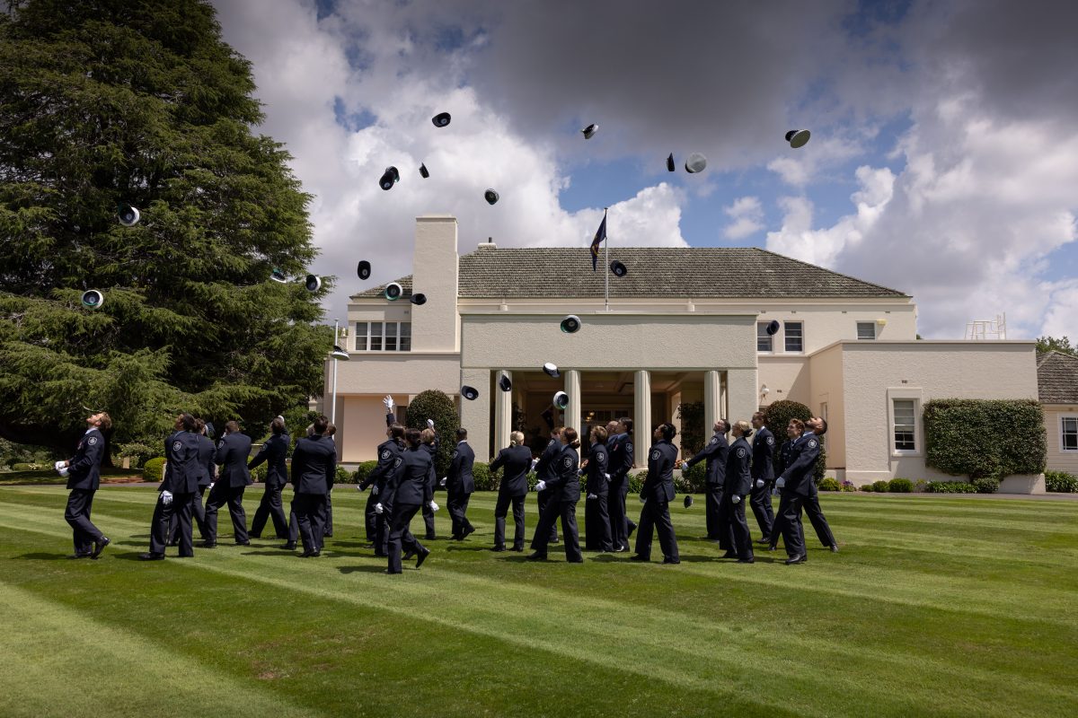 police officers at Government House