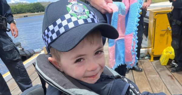 ACT Policing helps make a special youngster's dream come true-blue