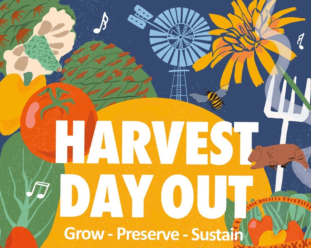 Poster for Harvest Day Out at Lanyon Homestead