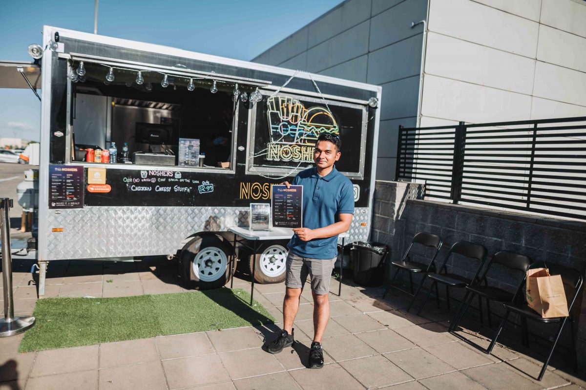 food van in car park