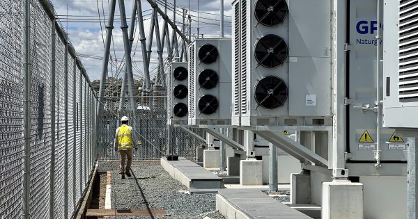 Canberra's first big battery powers up