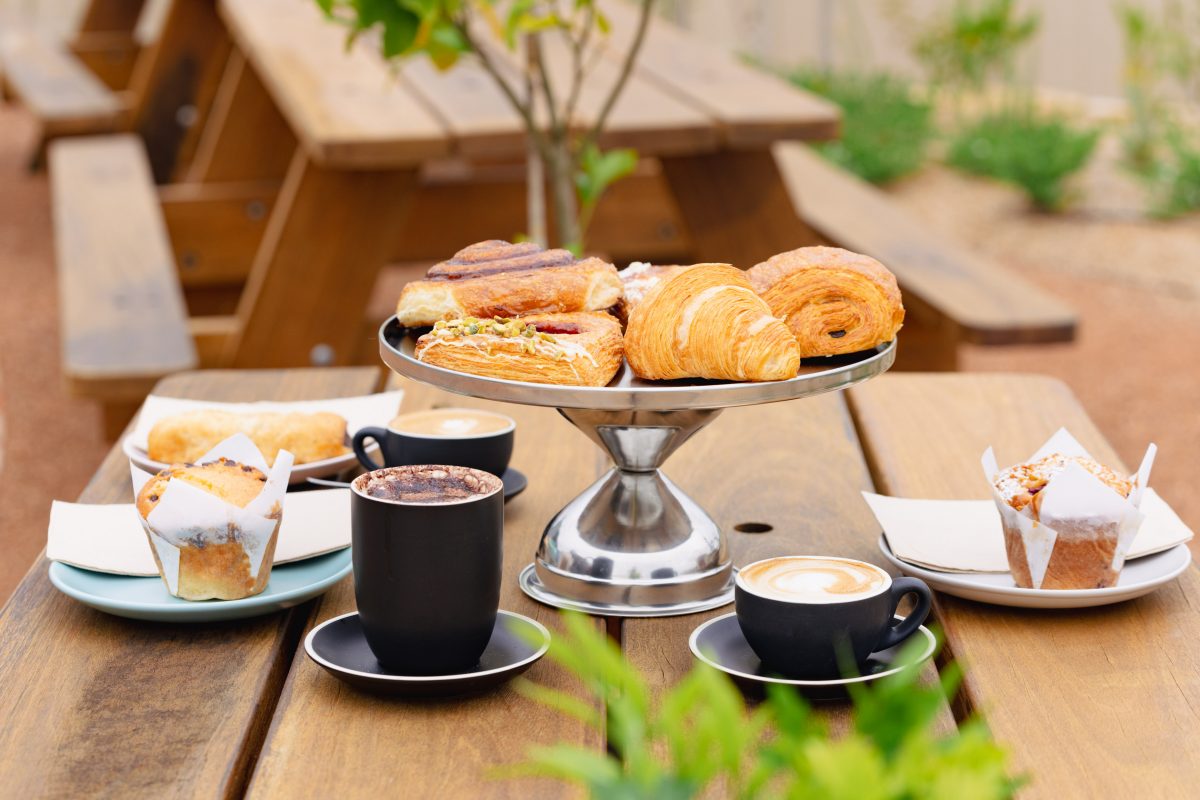 pastries and coffee