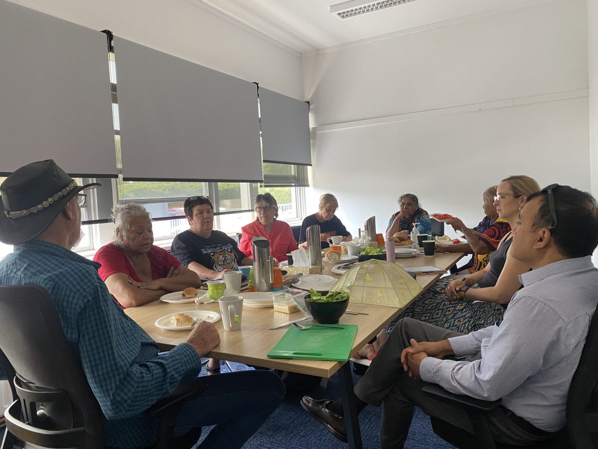 people around a table