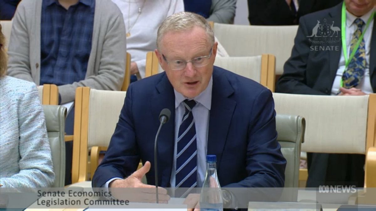 Philip Lowe at Senate Estimates