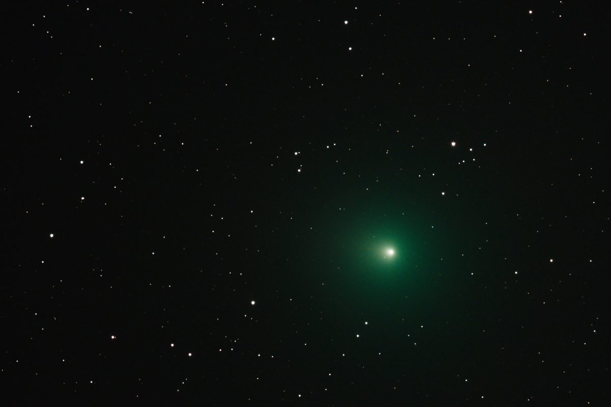 comet in space