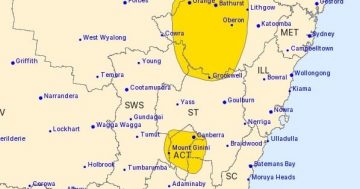 BOM issues severe thunderstorm warning for Canberra and Queanbeyan
