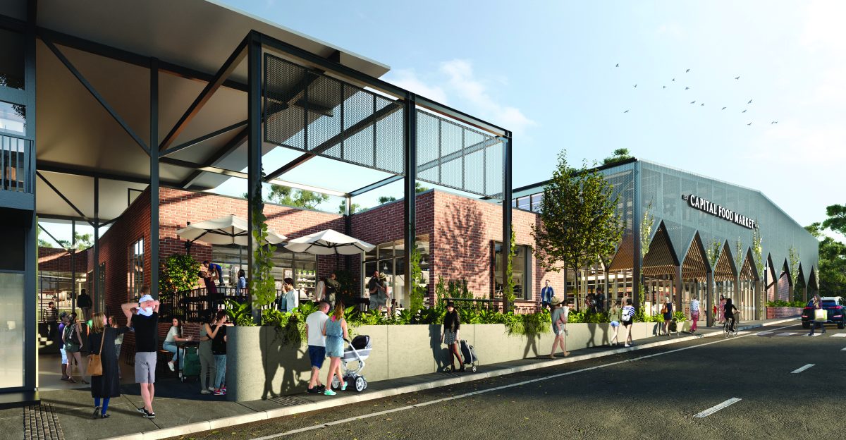 render of the Capital Food Market development