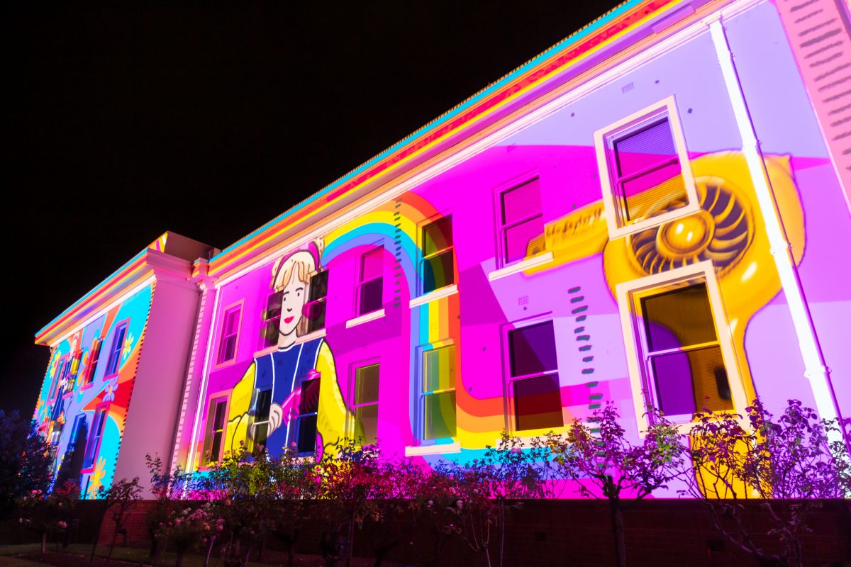 Old Parliament House, Enlighten Festival.