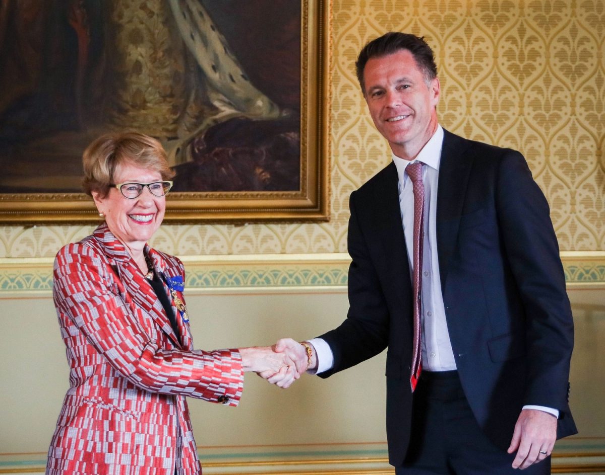 Chris Minns after being sworn in as NSW Premier