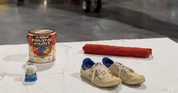 Paint-splattered sneakers? War Memorial's new Iraq display will include anti-war artefacts