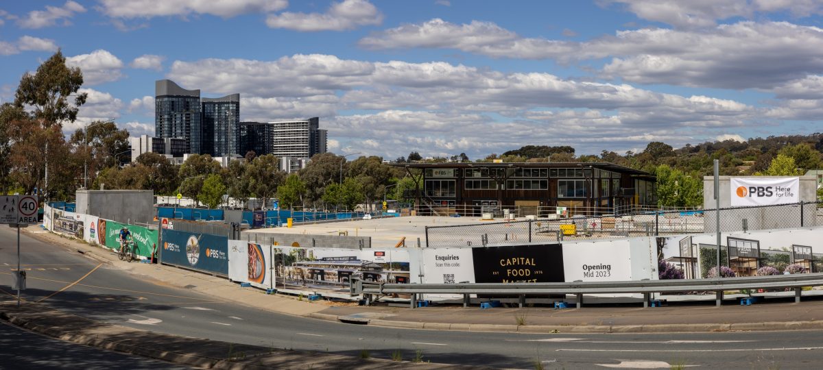 building works at Belconnen