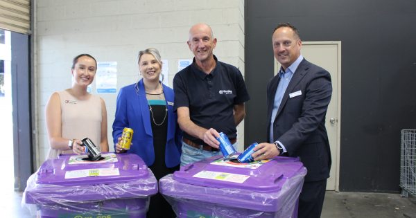 'No reason not to' - call for Canberra organisations to sign up to Vinnies' win-win container deposit campaign