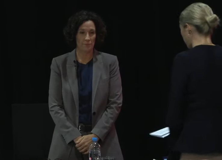 woman being sworn in at Robodebt Royal Commission