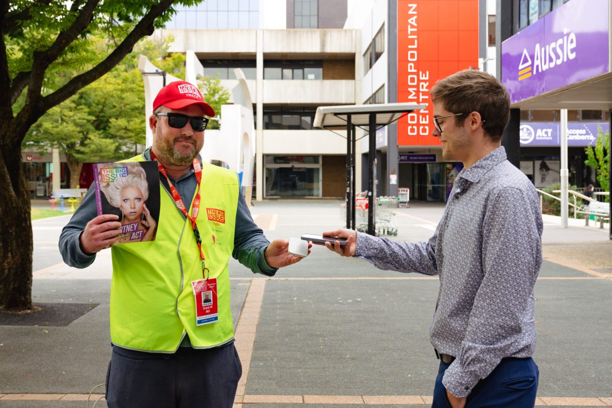 The Big Issue vendor Grant