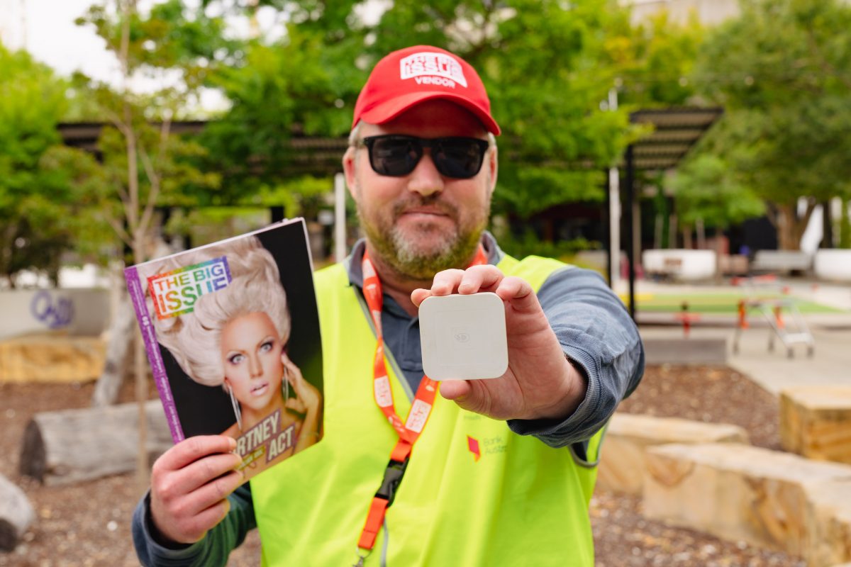 The Big Issue vendor Grant