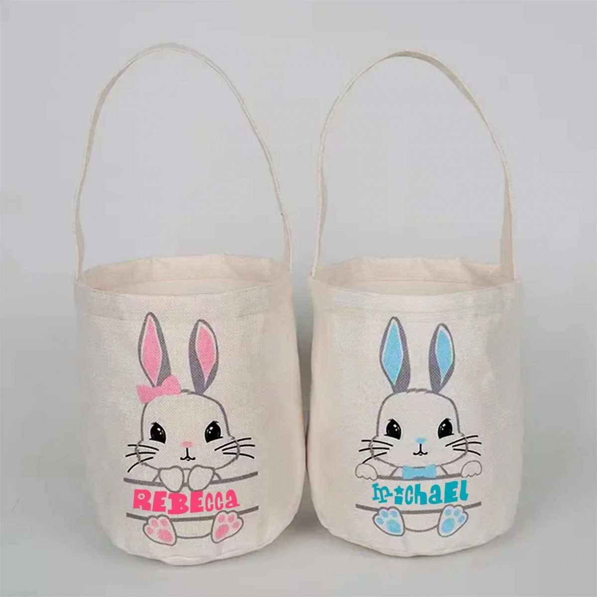 personalised easter bunny baskets