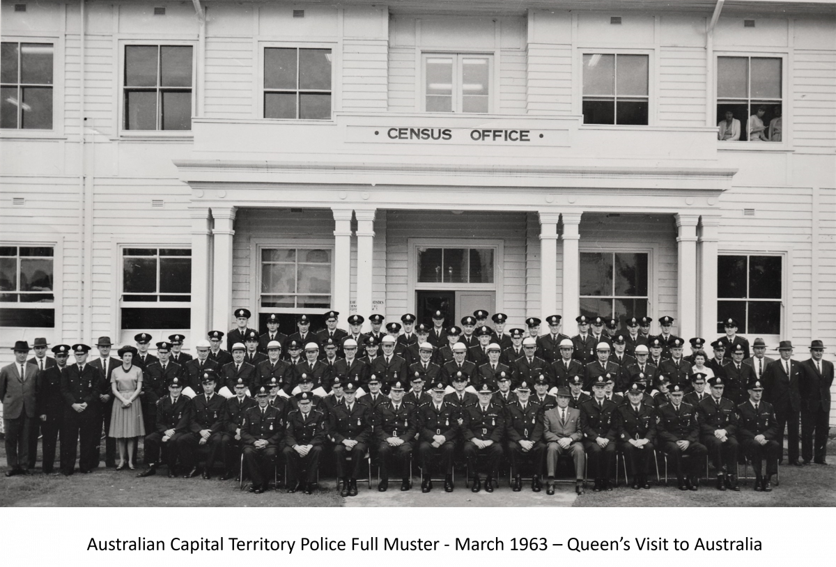 Photo of ACT Police in 1963