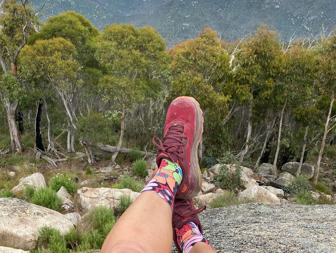 feet up in the bush