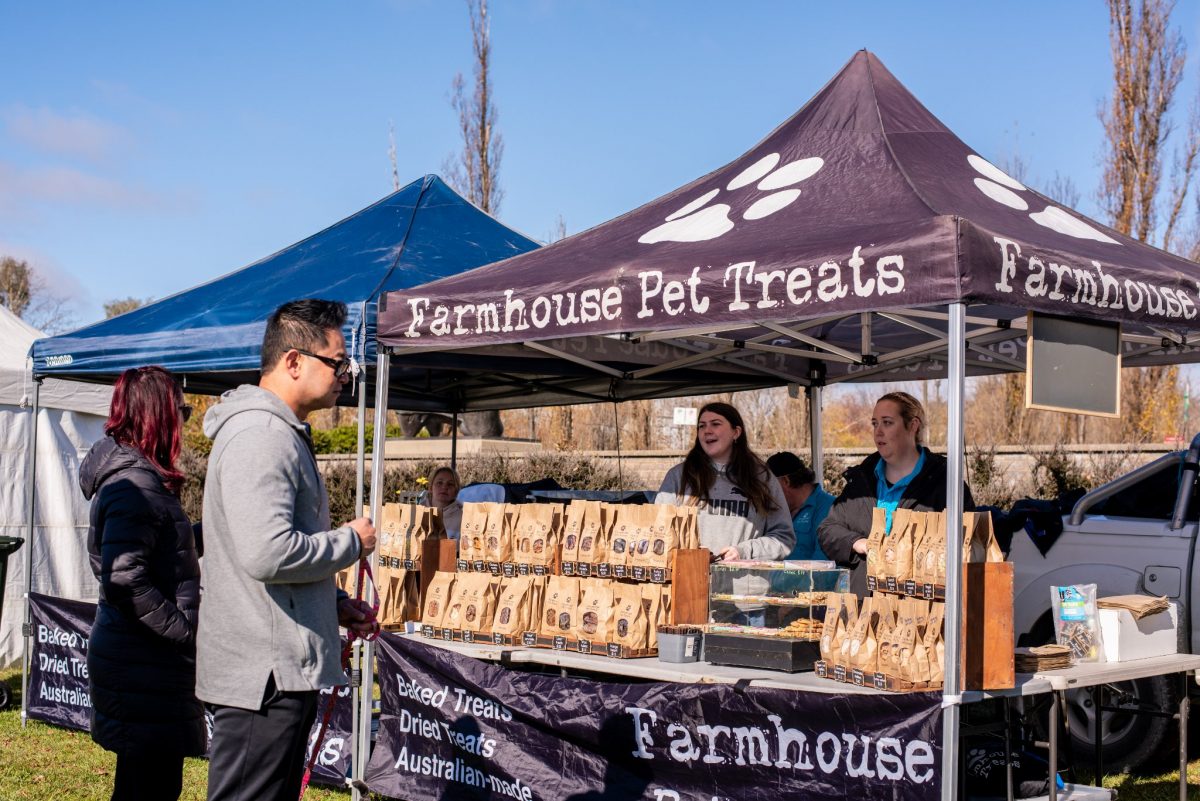 Farmhouse Pet Treats stall