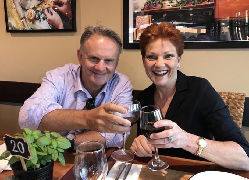 Mark Latham and Pauline Hanson