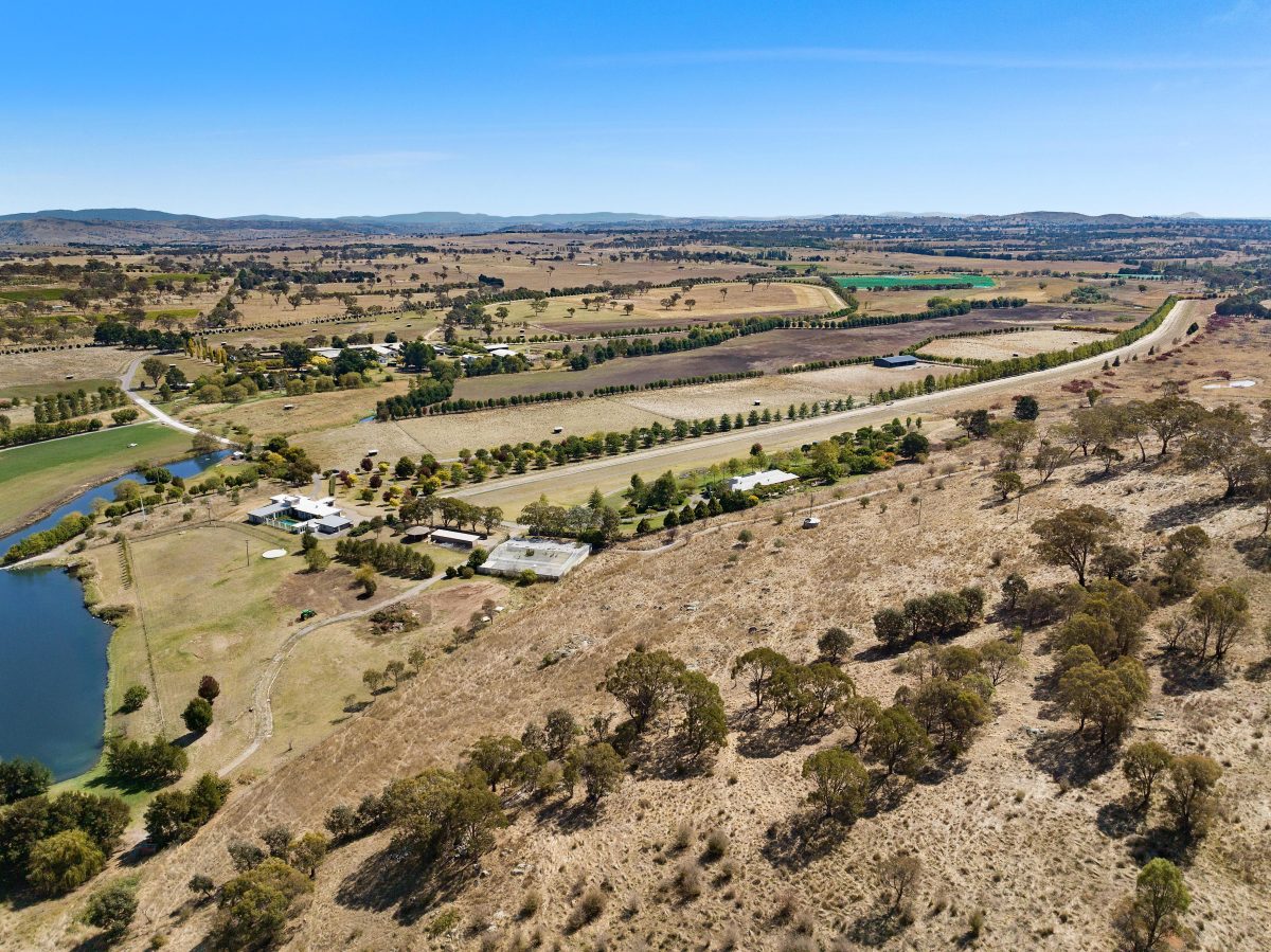 aerial view of property