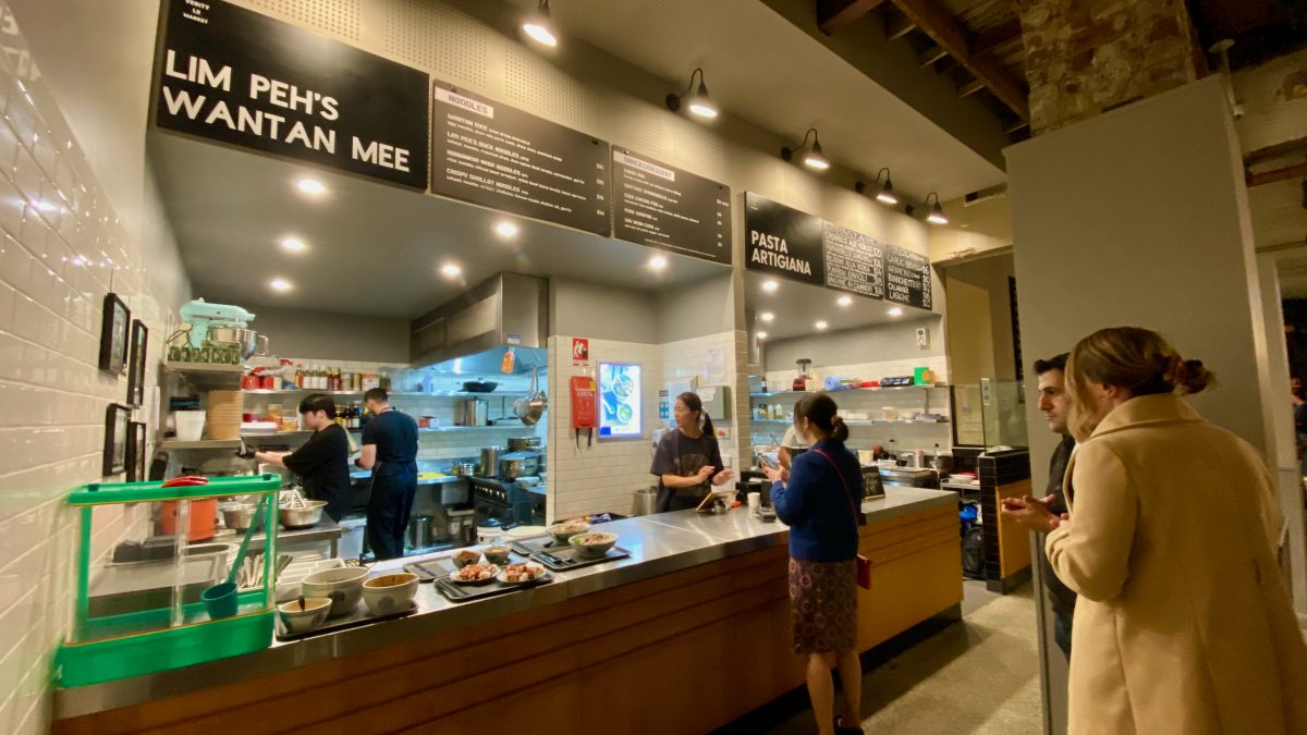 People queue at the former Lim Peh food stall