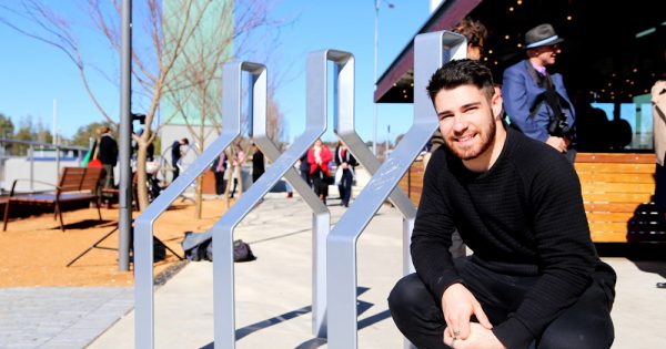 Designer behind Canberra's Parliament House-inspired bike racks named among Australia's best