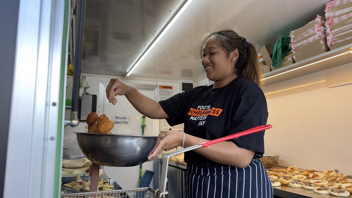 woman cooking