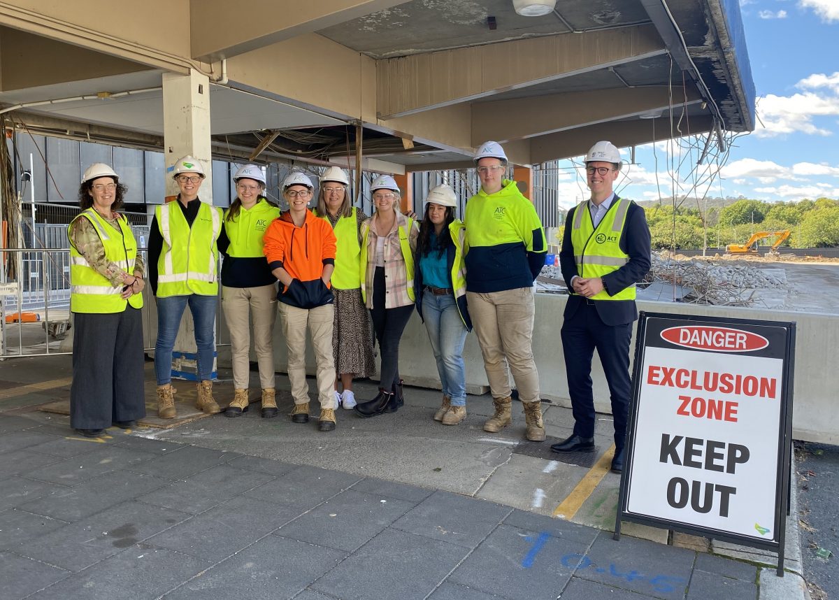 CIT Woden campus construction site