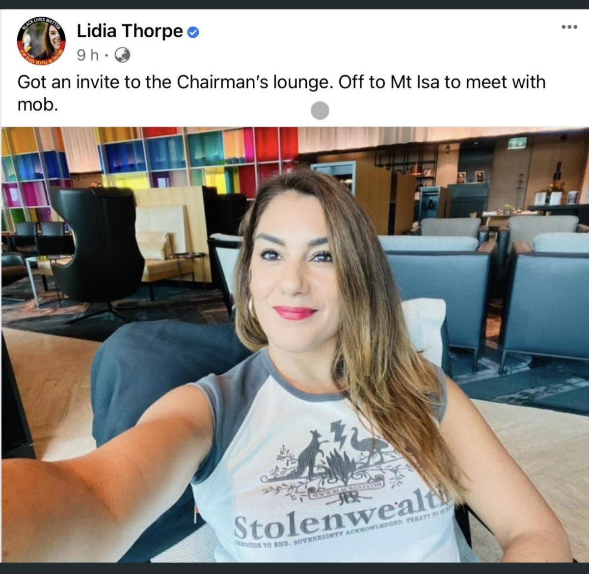 Lidia Thorpe tweet