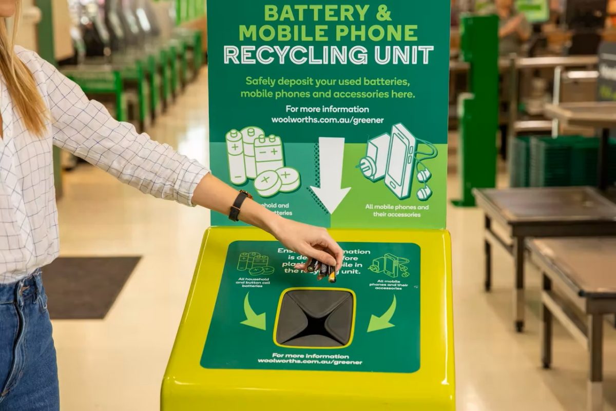 battery recycling bin