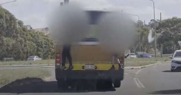 'Incredibly foolish' TikTok trend of 'bus surfing' hits Canberra