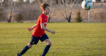 'The first Aboriginal soccer player to hold up the World Cup': Canberra's Aidan Kelly on the way to his goal